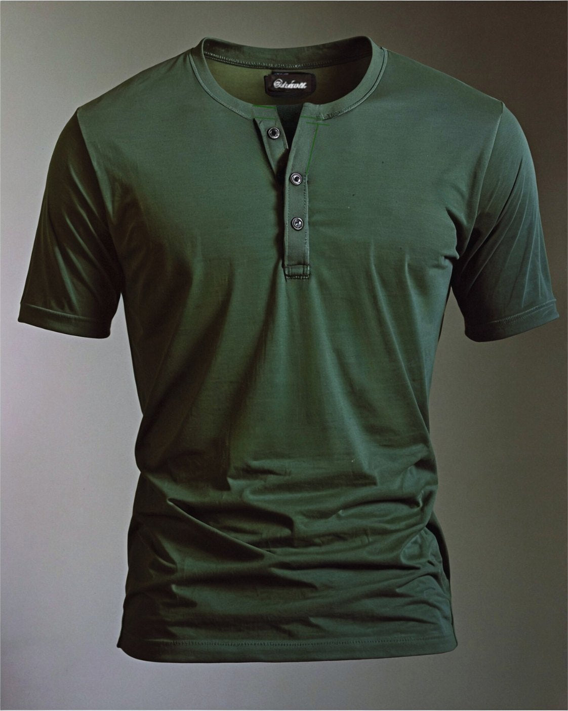 Camiseta Henley Algodão Egípcio - Luxor