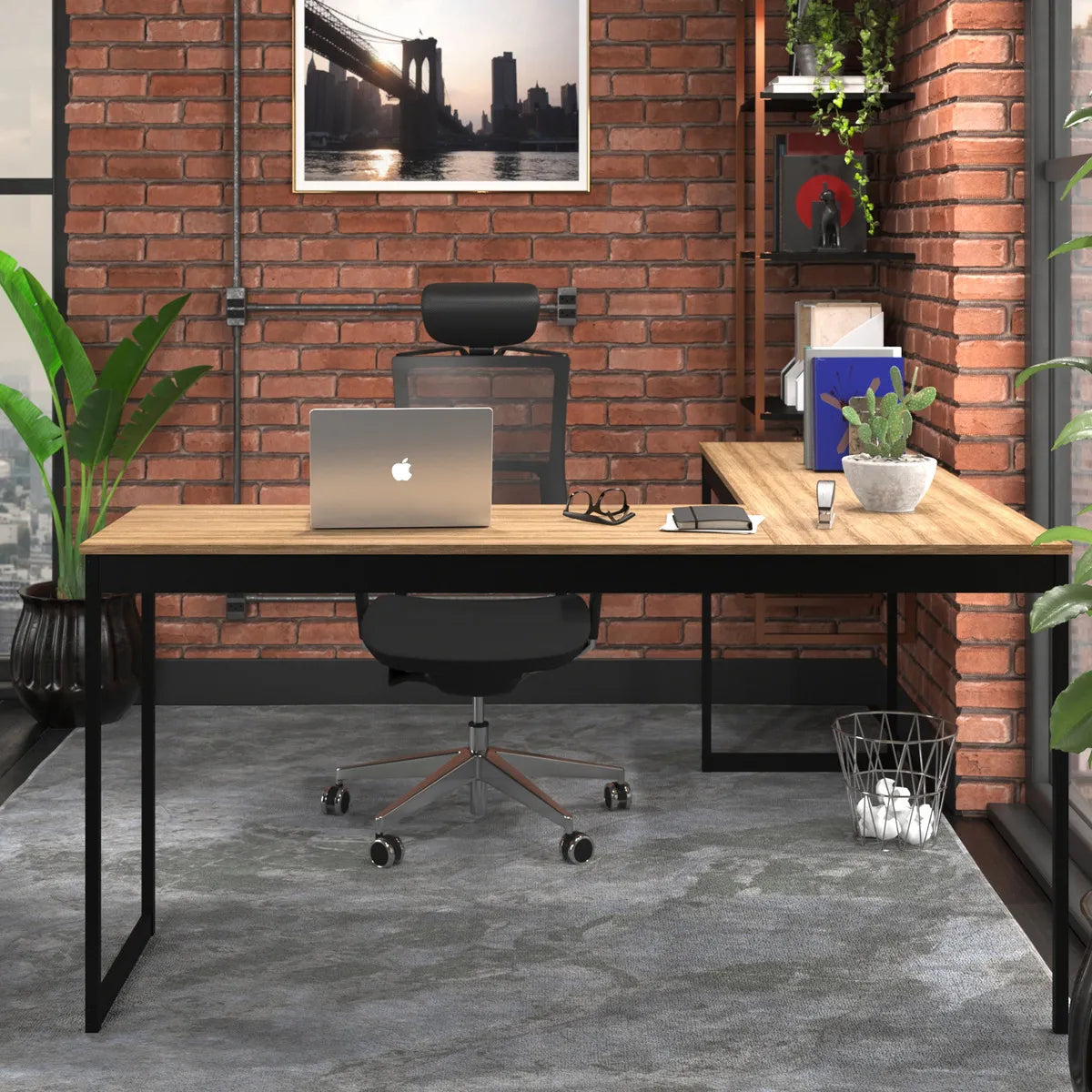 🔥 Mega promoção🔥 - Escrivaninha Mesa  Apoio Industrial🔥