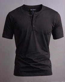 Camiseta Henley Algodão Egípcio - Luxor